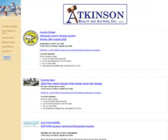 Atkinsonrealtyandauction.com(Atkinson Realty and Auction) Screenshot