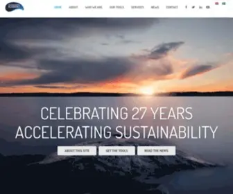 Atkisson.com(Sustainability Accelerator Network) Screenshot