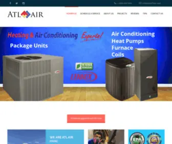 Atlairhvac.com(HEATING AND AIR CONDITIONING) Screenshot