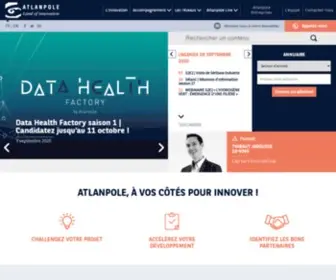Atlanpole.fr(Atlanpole, à vos côtés pour innover) Screenshot
