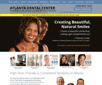 Atlanta-Dental-Implant.com(Dentist in Atlanta) Screenshot