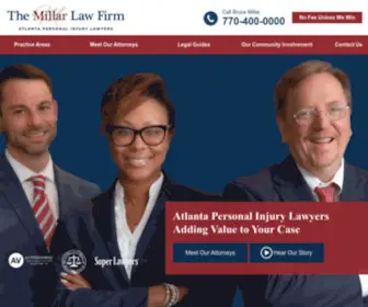 Atlantaadvocate.com(The Millar Law Firm) Screenshot