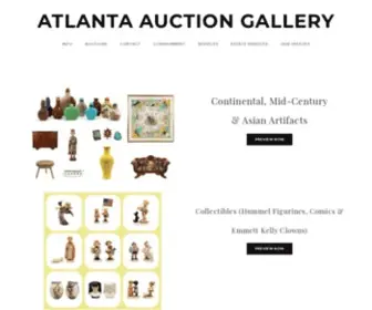 Atlantaauctiongallery.com(ATLANTA AUCTION GALLERY) Screenshot