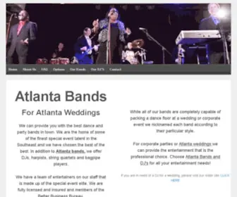 Atlantabands.com(Atlanta Bands for Atlanta weddings) Screenshot