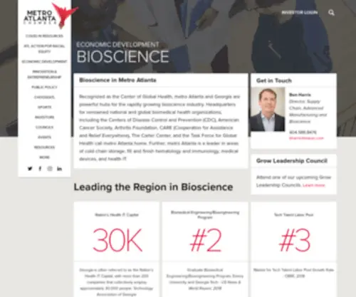 Atlantabioscience.com(MAC Resources for Bioscience) Screenshot