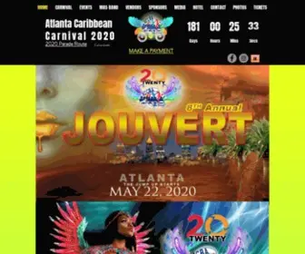 Atlantacarnival.org(ATL Carnival 2020) Screenshot