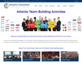 Atlantachallenge.com(Leadership Programs & Team Development with Atlanta Challenge) Screenshot