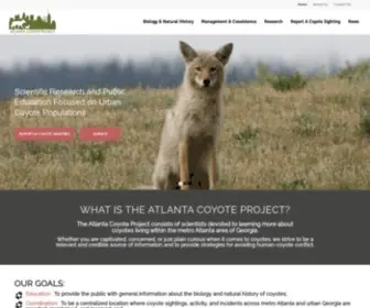 Atlantacoyoteproject.org(Atlanta Coyote Project) Screenshot