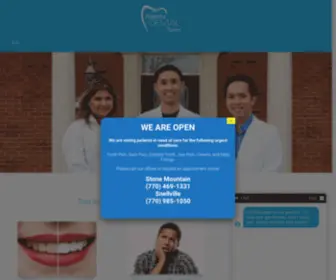Atlantadentalteam.com(Atlanta Dental Team) Screenshot