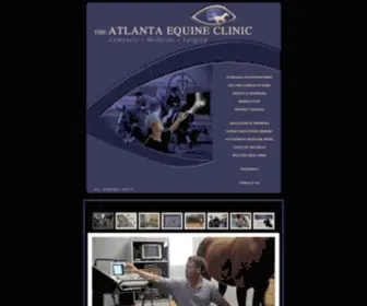 Atlantaequine.com(The Atlanta Equine Clinic) Screenshot