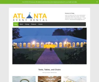 Atlantaeventrental.com(Atlanta Event Rental) Screenshot