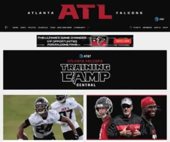 Atlantafalcons.com(Falcons Home) Screenshot