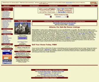 Atlantafsbo.com(Atlanta Homes For Sale By Owner) Screenshot