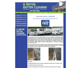 Atlantaguttercleaning.com(Atlanta Gutter Cleaners and Gutter Cleaning Services by) Screenshot