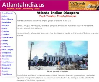 Atlantaindia.us(Atlanta Indian Travel Agents) Screenshot