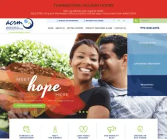 Atlantainfertility.com(Atlanta Center for Reproductive Medicine) Screenshot