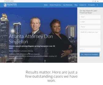 Atlantainjurycounsel.com(Personal Injury Lawyers in Atlanta) Screenshot