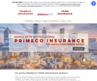 Atlantains.com(Auto Insurance Agency) Screenshot