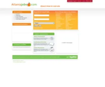 Atlantajobs.com(Business-Class Web Hosting by (mt) Media Temple) Screenshot