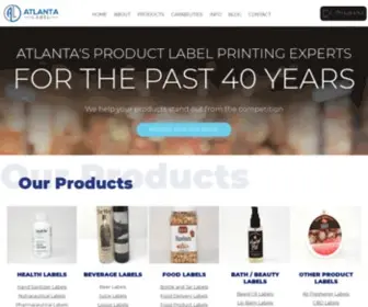 Atlantalabel.com(Atlanta Label Printing) Screenshot