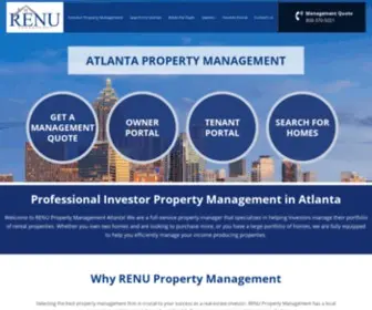 Atlantametropm.com(RENU Property Management Atlanta) Screenshot