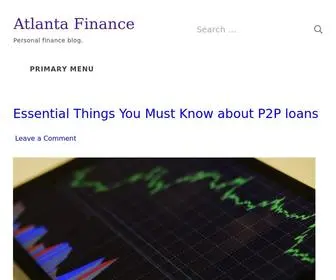 Atlantanation.com(Personal finance blog) Screenshot