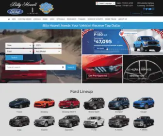 Atlantanewcars.com(Billy Howell Ford) Screenshot