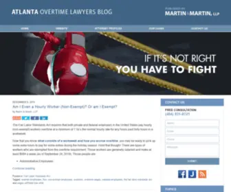 Atlantaovertimelawyersblog.com(Published by Atlanta) Screenshot