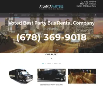 Atlantapartybusllc.com(Atlanta Party Bus LLC) Screenshot