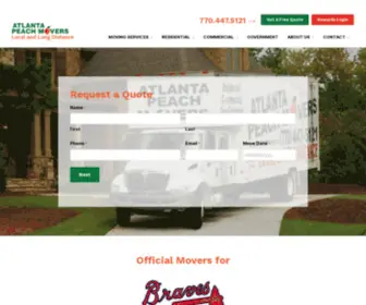 Atlantapeachtreemovers.com(Atlanta Peach Movers) Screenshot