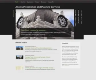 Atlantapreservation.com(Atlanta Preservation and Planning Services) Screenshot