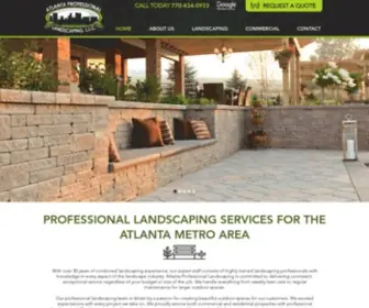 Atlantaprofessionallandscaping.com(Landscape Design) Screenshot