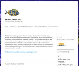 Atlantareefclub.org(North Georgia's Premier Reef Aquarium Club) Screenshot