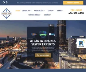 Atlantasewerpro.com(Trenchless, Drain & Sewer Experts in Atlanta, GA) Screenshot