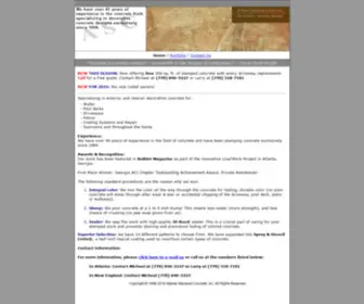 Atlantastampedconcrete.com(Atlanta Stamped Concrete) Screenshot