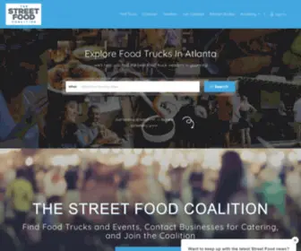 Atlantastreetfood.com(The Atlanta Street Food Coalition) Screenshot