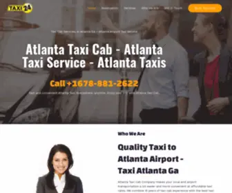 Atlantataxicab.com(Atlanta Taxi Cab service) Screenshot