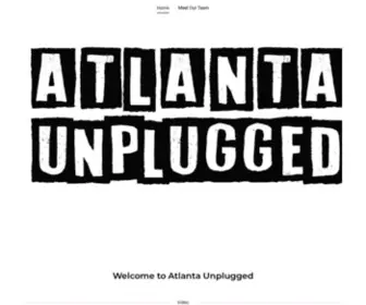 Atlantaunplugged.net(Atlanta Unplugged) Screenshot