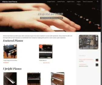 Atlantausedpianos.com(Atlanta Used Pianos) Screenshot