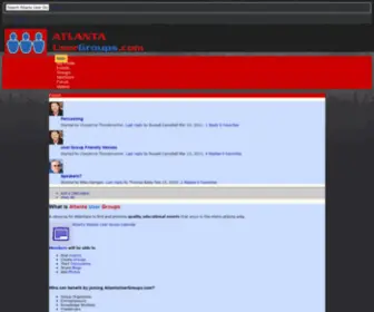 Atlantausergroups.com(Atlanta User Groups) Screenshot