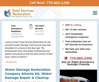 Atlantawatermoldrestoration.com(Water Damage Restoration Company Atlanta GA) Screenshot