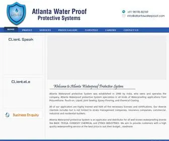 Atlantawaterproof.com(Atlanta Water Proof Protective Systems) Screenshot