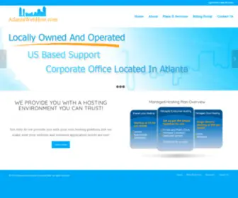 Atlantawebhost.com(Managed Application and Website Hosting for Businesses. Specialties) Screenshot