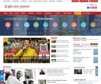 Atlantawishesh.com(Atlanta Indian Community News) Screenshot