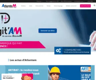 Atlantem.fr(Fabricant de menuiseries) Screenshot