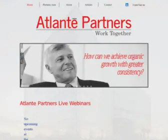 Atlantepartners.com(Atlante Partners) Screenshot
