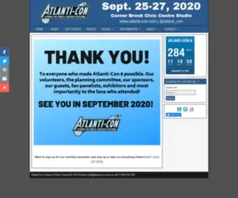 Atlanti-Con.com(Atlanti-Con Science Fiction Festival) Screenshot