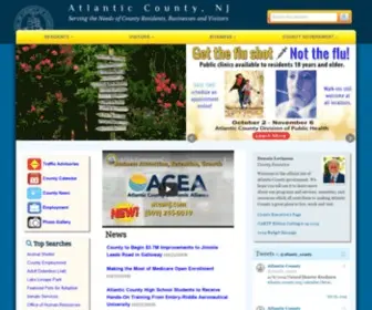 Atlantic-County.org(The Official Atlantic County) Screenshot