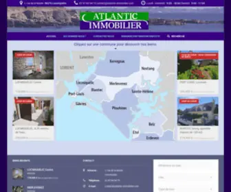 Atlantic-Immobilier.com(Atlantic Immobilier) Screenshot