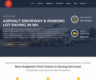 Atlantic-Paving.com(Affordable Asphalt Paving NH) Screenshot